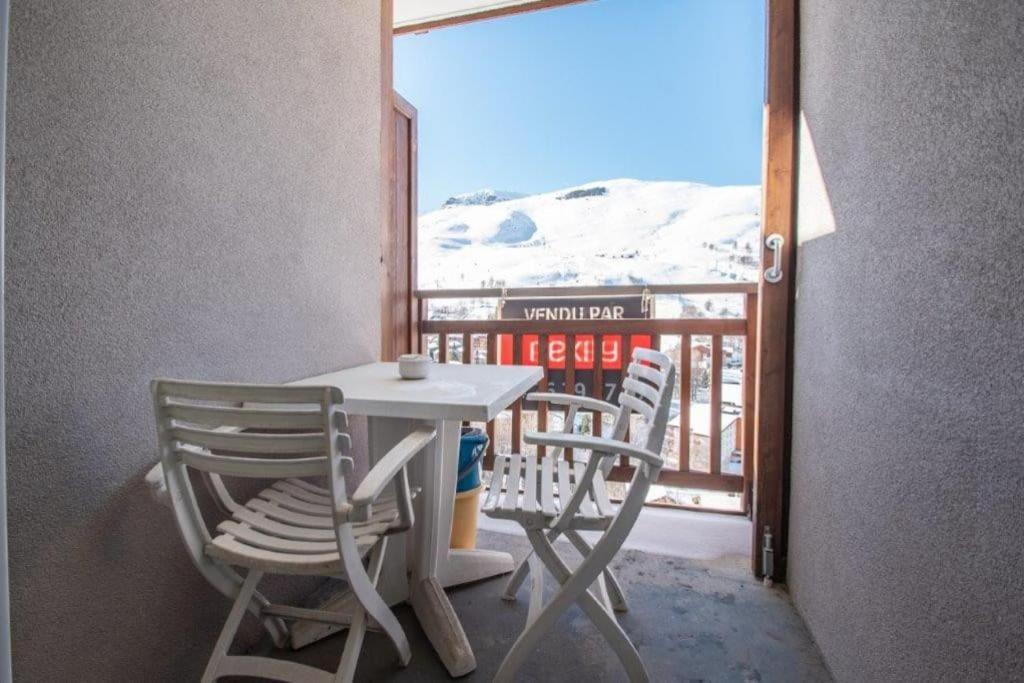 Studio Cabine 4 Pers Les2Alpes 21M² Les Deux Alpes Exteriör bild