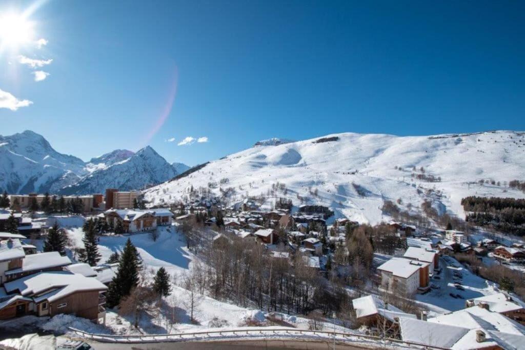 Studio Cabine 4 Pers Les2Alpes 21M² Les Deux Alpes Exteriör bild
