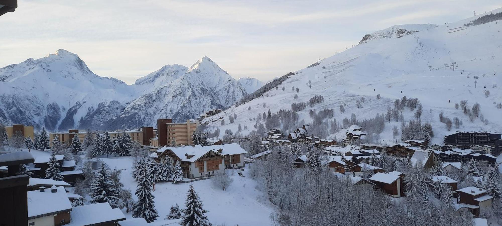 Studio Cabine 4 Pers Les2Alpes 21M² Les Deux Alpes Exteriör bild