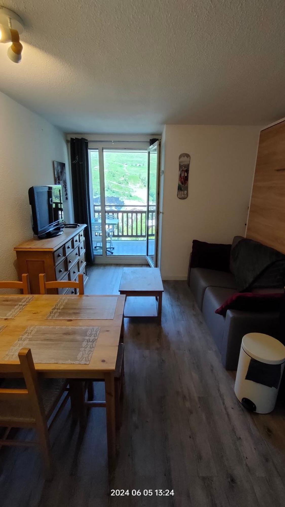 Studio Cabine 4 Pers Les2Alpes 21M² Les Deux Alpes Exteriör bild